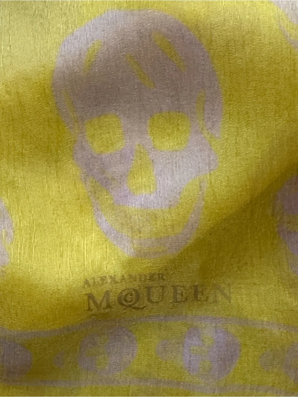 Alexander McQueen bright yellow